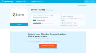 Exeter Finance Reviews - Auto Loans - SuperMoney