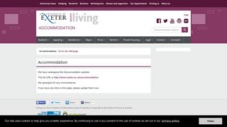 Account registration | Accommodation | University of Exeter