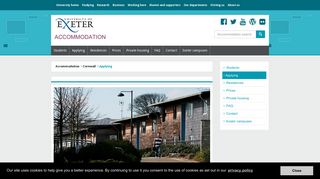 Applying | Accommodation | University of Exeter