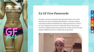 Ex GF Free Passwords | GF PICS - Free Amateur Porn - Ex Girlfriend Sex