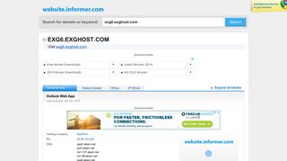 exg6.exghost.com at WI. Outlook Web App - Website Informer