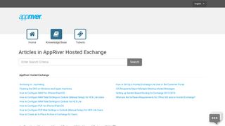 AppRiver Hosted Exchange - Portal - AppRiver