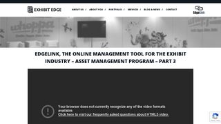 EdgeLink, The Online Management Tool for the Exhibit Industry ...