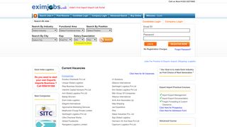 Eximjobs.com – Export / Import Jobs in India – Recruitment – Job ...