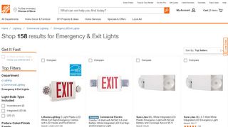 Emergency & Exit Lights - Commercial Lighting - The Home Depot