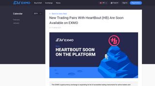 New Trading Pairs With HeartBout (HB) Are Soon Available on EXMO