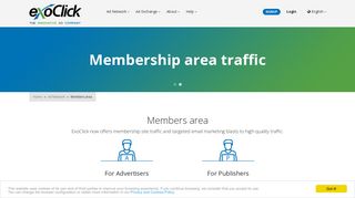 ExoClick Members area - ExoClick