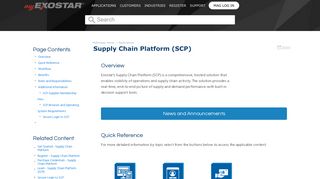 Supply Chain Platform - MyExostar