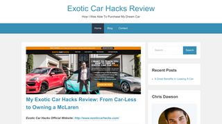 Exotic Car Hacks Review | How I Was Able To Purchase My Dream Car