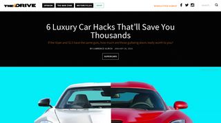 6 Luxury Car Hacks That'll Save You Thousands - The Drive