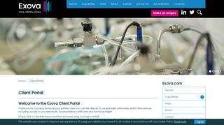 Client Portal | Exova