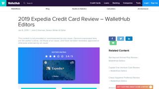 2019 Expedia Credit Card Review – WalletHub Editors