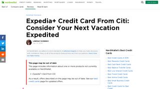 Expedia+ Credit Card From Citi: Consider Your Next Vacation ...