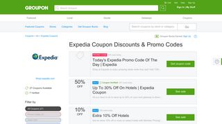Expedia Coupons, Promo Codes & Deals 2019 - Groupon