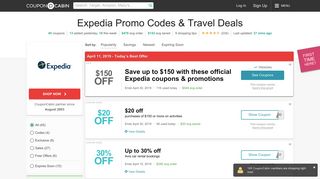 $60 Off Expedia Promo Codes & Travel Deals - February 2019