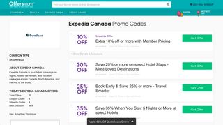 10% off Expedia Canada Promo Codes & Discounts 2019 - Offers.com