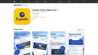 Expedia: Hotels, Flights & Car on the App Store - iTunes - Apple