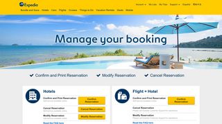 Manage your Expedia itineraries here! | Expedia.com