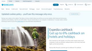 Expedia Cashback | Barclays