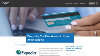 Everything You Ever Wanted to Know About Expedia - DPO blog