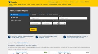 Cheap Flights to New Zealand 2018: Book Cheap Airfare ... - Expedia