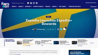 Expedia Launches Expedia+ Rewards – The Points Guy