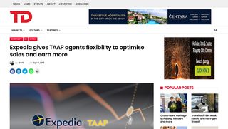 Expedia gives TAAP agents flexibility to optimise sales and earn more