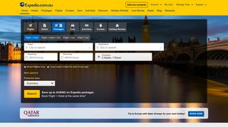 Travel: Cheap Flights, Hotels, Packages & Car Hire | Expedia.com.au