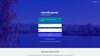Expedia PartnerCentral - Sign In