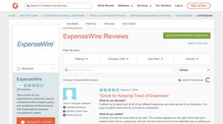ExpenseWire Reviews 2019 | G2 Crowd