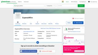 Working at ExpenseWire | Glassdoor.co.in