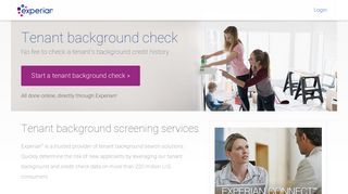Tenant Background Check | $0 tenant background ... - Experian Connect