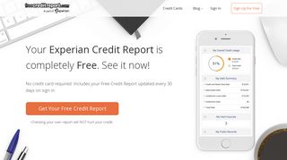 Free Credit Report: No Credit Card Needed.