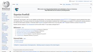 Experian FootFall - Wikipedia