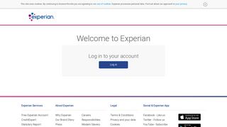 Experian Log in | Experian UK