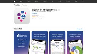 Experian Credit Report & Score on the App Store - iTunes - Apple