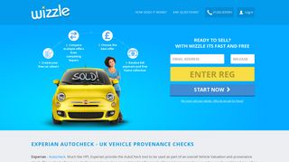 Experian Autocheck | Vehicle Checks with Experian | Wizzle