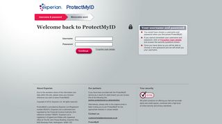 Warning Please update your browser - ProtectMyID