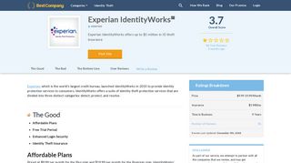 Detect, Protect, & Resolve | 2019 Experian IdentityWorks   Reviews