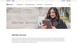Member Services – Experian