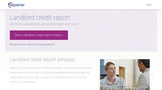 Landlord Credit Report - Experian Connect