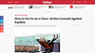 Get In on a Class-Action Lawsuit Against Equifax - Kiplinger