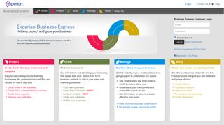 Experian Business Express