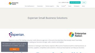 Experian Small Business Solutions | Enterprise Nation
