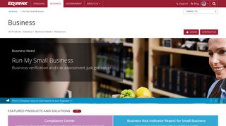 Run My Small Business | Business | Equifax