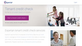 Tenant Credit Check - Experian Connect