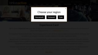Experience Card - BH Live Active