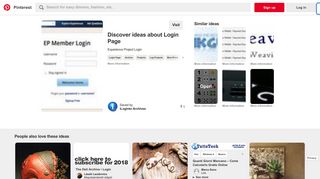 Experience Project Login | Login Archives | Login page, Projects ...