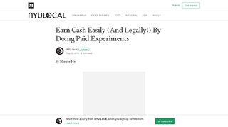 Earn Cash Easily (And Legally!) By Doing Paid Experiments