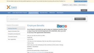 Employee Benefits | Experis